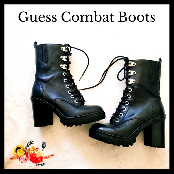 guess gandy leather boots